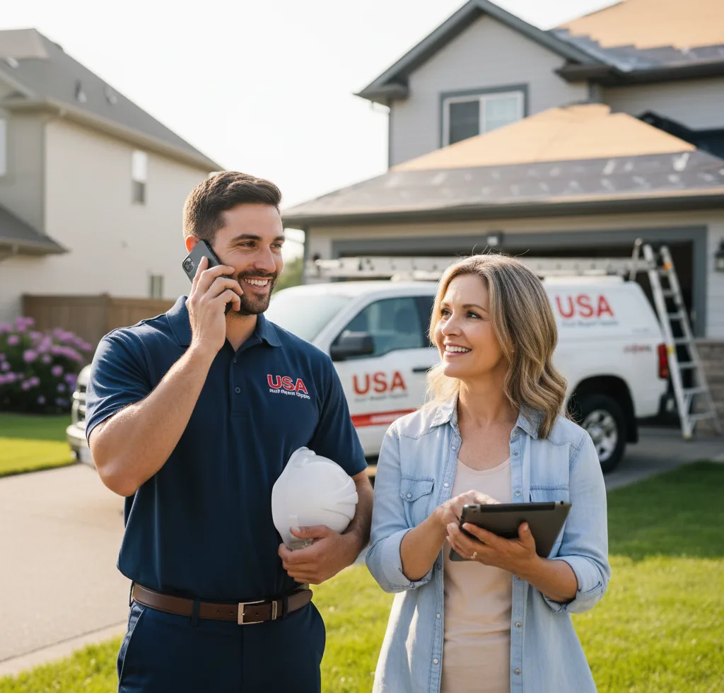 USA Roof Repair Experts customer support in Mendocino